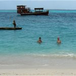 On the northwest beaches of Zanzibar,
