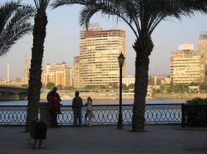 Promenade along the Nile.