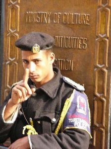 Guard at the Saladin Citadel of Cairo