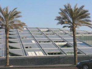 Alexandria - The Bibliotheca Alexandrina, an library institution intended both