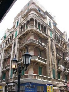 Alexandria - old architecture (notice the ugly 8th floor add-on)