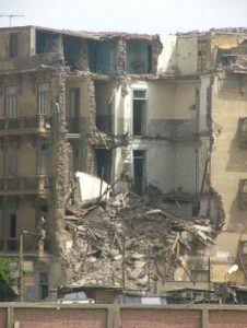 Alexandria - collapsed old building