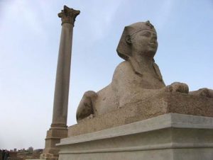 Alexandria - "Pompey's Pillar" is the best-known ancient monument still