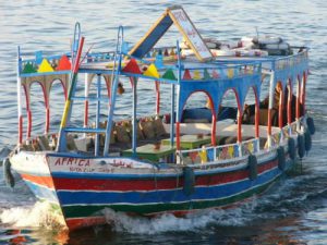 Luxor - tourist boat on the Nile