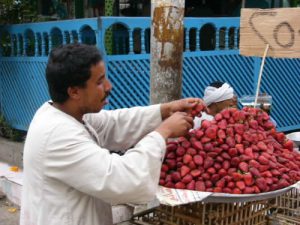 Luxor City Scenes - Strawberry Vendor