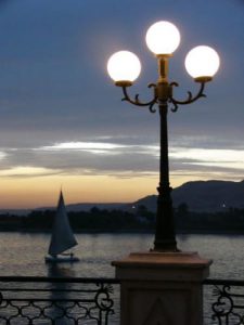 Luxor - evening on the Nile