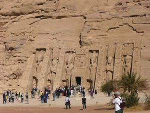 Abu Simbel is an archaeological site comprising two massive rock