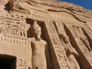 Abu Simbel is an archaeological site comprising two massive rock