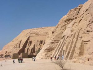 Abu Simbel is an archaeological site comprising two massive rock