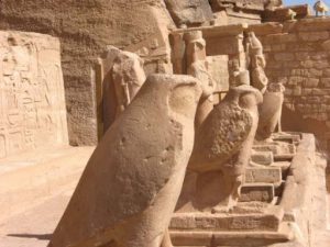 Abu Simbel is an archaeological site comprising two massive rock