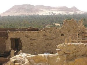 Siwa - view from the ancient Temple of Ammon (Amun) where