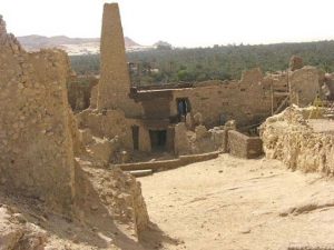 View from the ancient Temple of Ammon (Amun) where Alexander the