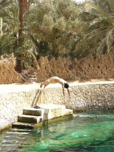 Siwa Oasis - 'Cleopatra's Bath', an ancient natural spring.