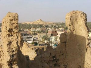 Siwa - view from the ruins of the 13c mud