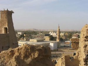 Siwa - view from the ruins of the 13c mud