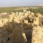 Siwa town - ruins of the the 13c mud brick