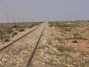 Siwa - abandoned rairoad to Libya.