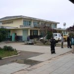 Train from Tanzania to Zambia - Makambako Building