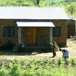 Tidy rural brick home and garden