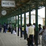 Mbeya station on the southern border of Tanzania