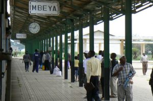 Mbeya station on the southern border of Tanzania