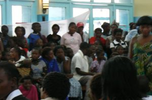 Wedding guests at a wedding held