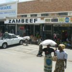 Downtown in central Livingstone