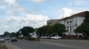 Downtown in central Livingstone