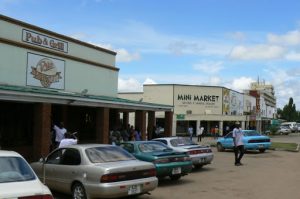 Downtown in central Livingstone