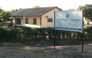 The Human Rights Commission office --not close to