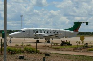 A lonely plane at the Livingstone