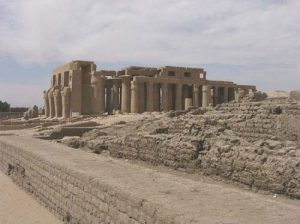 A huge temple built by Ramses II to honor himself.