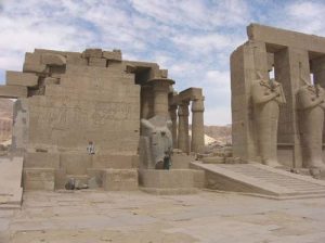 A huge temple built by Ramses II to honor himself.