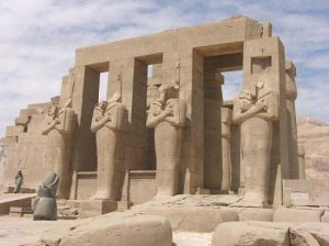 A huge temple built by Ramses II to honor himself.