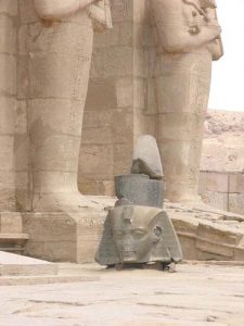 A huge temple built by Ramses II to honor himself.