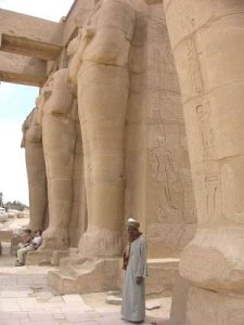 A huge temple built by Ramses II to honor himself.