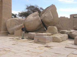 A huge temple built by Ramses II to honor himself.