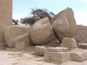 A huge temple built by Ramses II to honor himself.