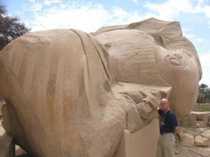 A huge temple built by Ramses II to honor himself.