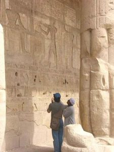 A huge temple built by Ramses II to honor himself.