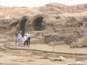 A huge temple built by Ramses II to honor himself.