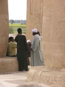 A huge temple built by Ramses II to honor himself.