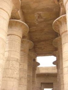 A huge temple built by Ramses II to honor himself.
