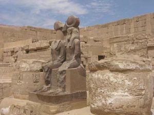 A huge temple built by Ramses II to honor himself.