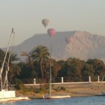 Crossing the Nile River to the hills of the Valley