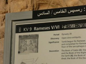 The Valley of the Kings is the location of some