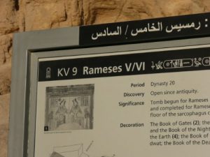 The Valley of the Kings is the location of some