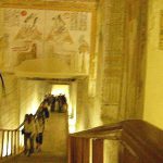 The royal tombs are decorated with scenes from Egyptian mythology