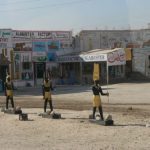 Local souvenir shops in the Valley of the Kings.