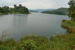 View of the lake from Crater Bay Cottages